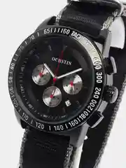 Песочный хаки мужские наручные часы Ochstin 7108B на тканевом ремешке