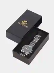 Серебряный мужские наручные часы Ochstin 7043C в подарочной упаковке