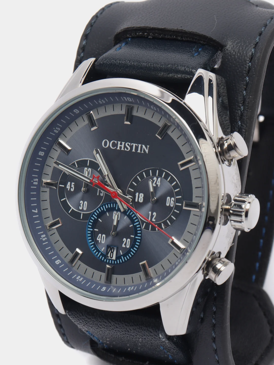 Индиго мужские наручные часы Ochstin 7229 с хронографом в подарочной упаковке