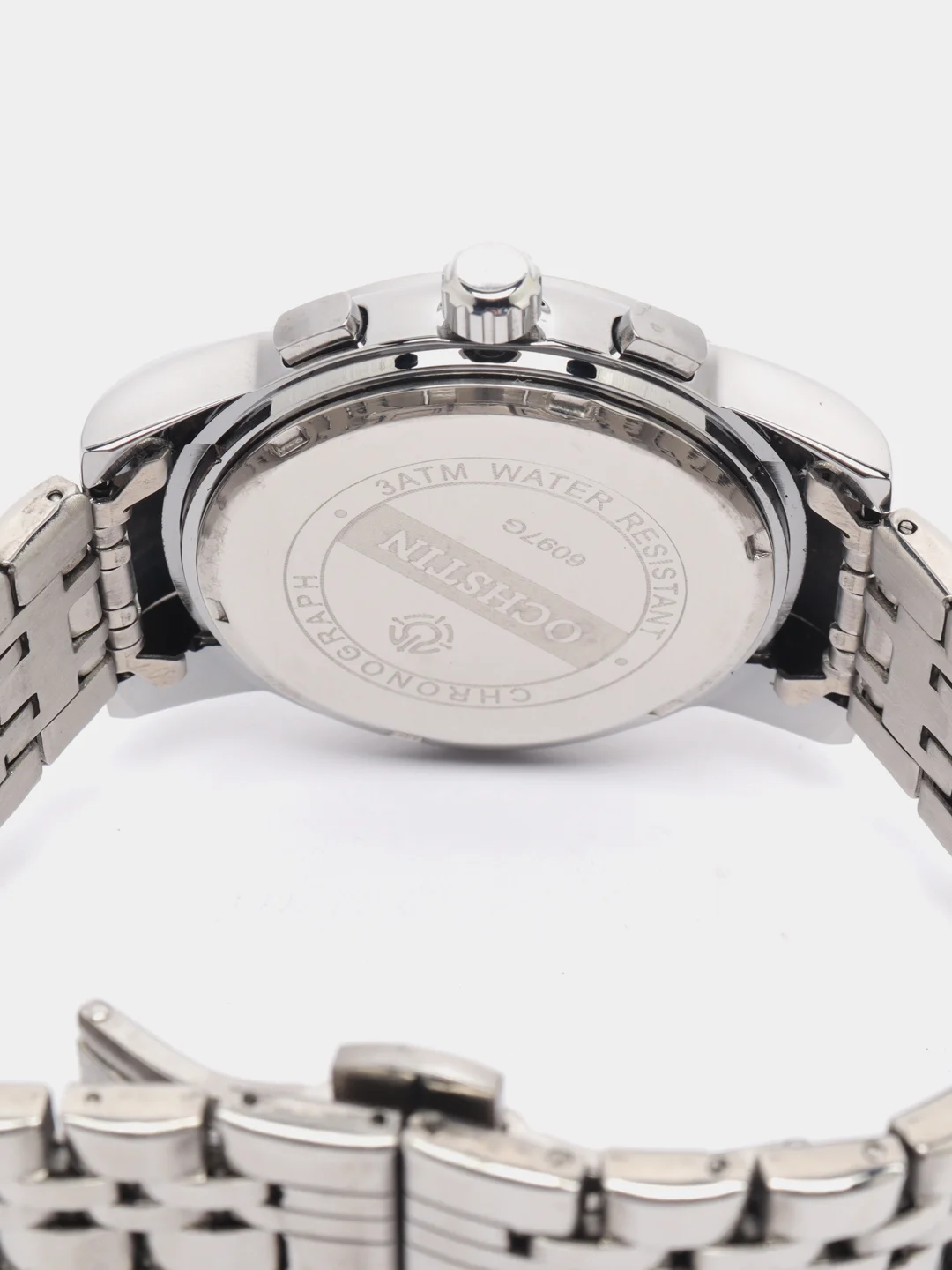 Серебряный мужские наручные часы Ochstin 6097A с хронографом в подарочной упаковке