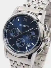 Серебряный мужские наручные часы Ochstin 6097A с хронографом в подарочной упаковке