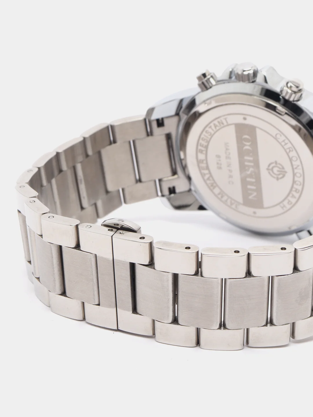 Серебряный мужские наручные часы Ochstin 6125C с хронографом в подарочной упаковке