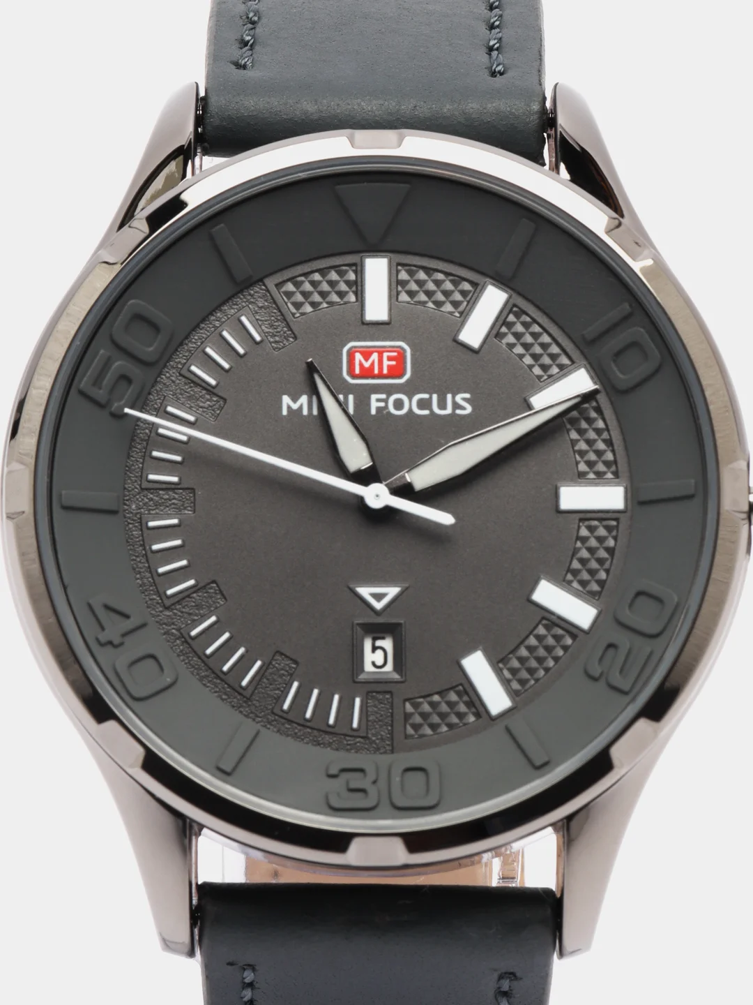 Угольный мужские наручные часы Mini Focus MF0008G, с календарём, в подарочной упаковке