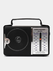Радиоприемник MRM-POWER MR-606AC, 2 х R20, AM / FM / SW1-2, 220В
