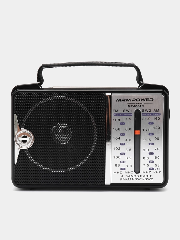 Радиоприемник MRM-POWER MR-606AC, 2 х R20, AM / FM / SW1-2, 220В