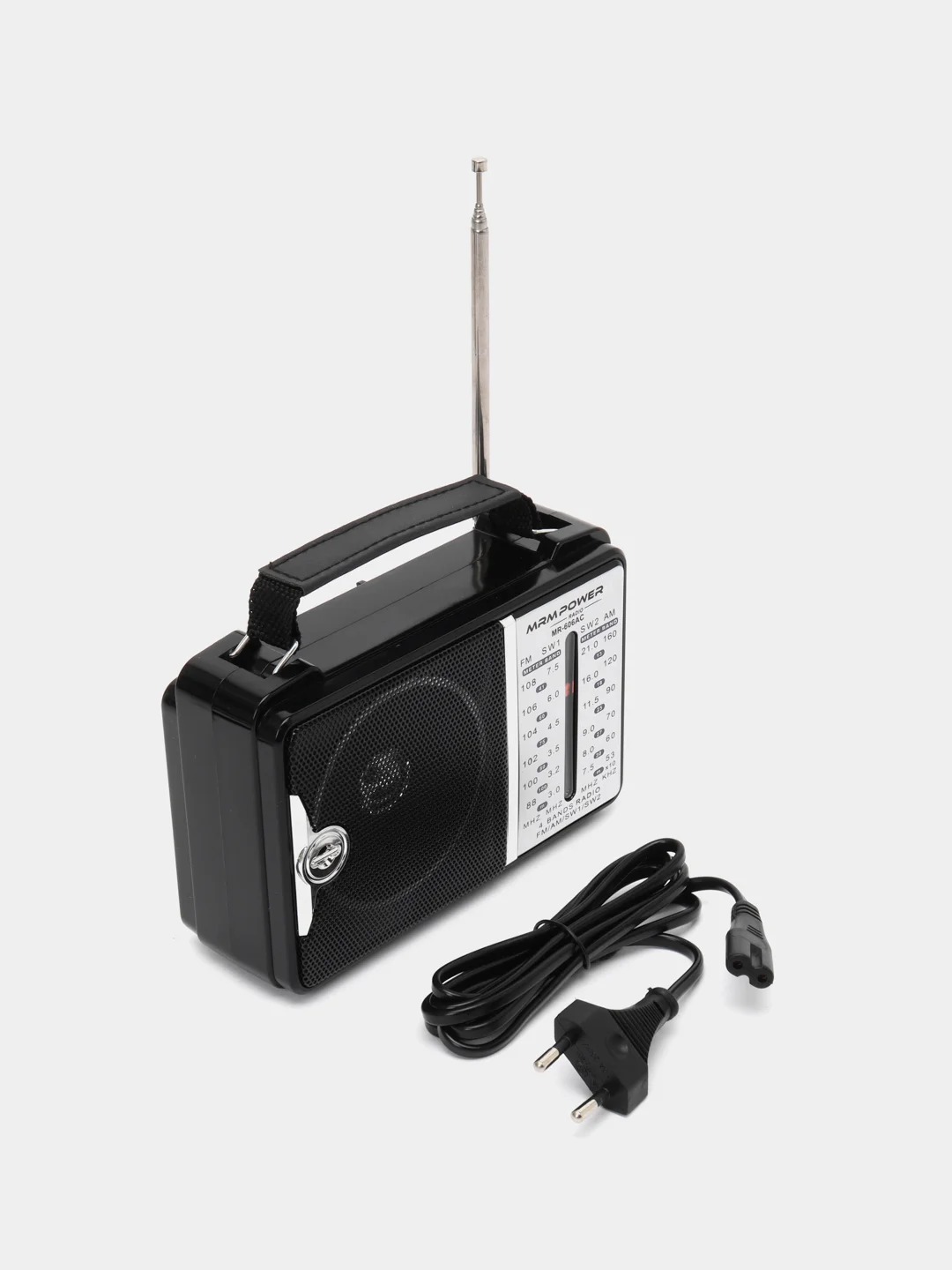 Радиоприемник MRM-POWER MR-606AC, 2 х R20, AM / FM / SW1-2, 220В