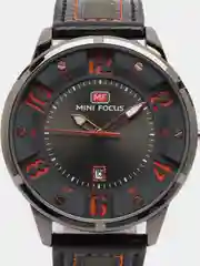 Хаки мужские наручные часы Mini Focus MF0012G с календарём, в подарочной упаковке