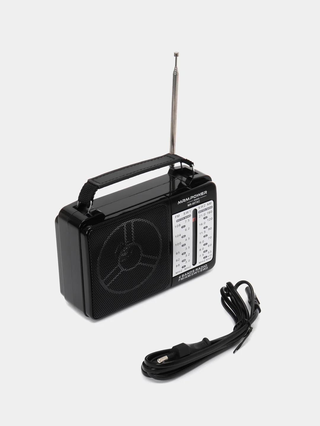 Радиоприемник MRM-POWER MR-607AC питание 220в, 2хR20, AM/FM/SW1-2
