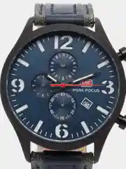 Коричневый наручные часы Mini Focus MF0003G, мужские, с хронографом, в подарочной упаковке