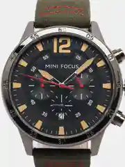 Зеленый мужские наручные часы Mini Focus MF0006G с хронографом, в подарочной упаковке