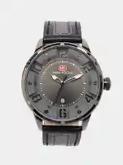 Угольный мужские наручные часы Mini Focus MF0012G с календарём, в подарочной упаковке