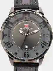 Песочный хаки мужские наручные часы Mini Focus MF0012G с календарём, в подарочной упаковке