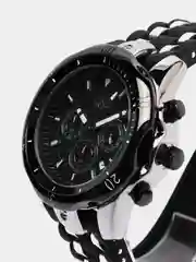 Серебряный мужские наручные часы Lige LG9972 с хронографом, в подарочной упаковке