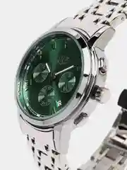 Зеленый мужские наручные часы Lige 9810 с хронографом, в подарочной упаковке