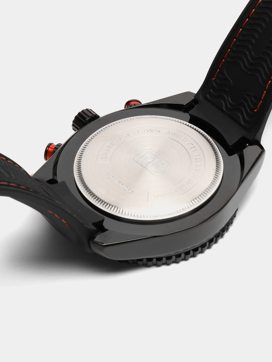 Оранжевый мужские наручные часы Mini Focus MF0426G с хронографом, в подарочной упаковке