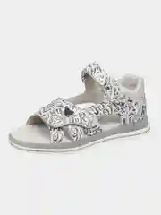 Белый сандалии босоножки для девочки светящиеся INDIGO KIDS