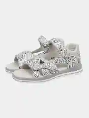 Белый сандалии босоножки для девочки светящиеся INDIGO KIDS