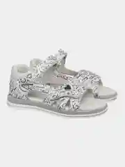 Белый сандалии босоножки для девочки светящиеся INDIGO KIDS