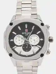 Серебряный мужские наручные часы Reward RD81062M с хронографом, в подарочной упаковке