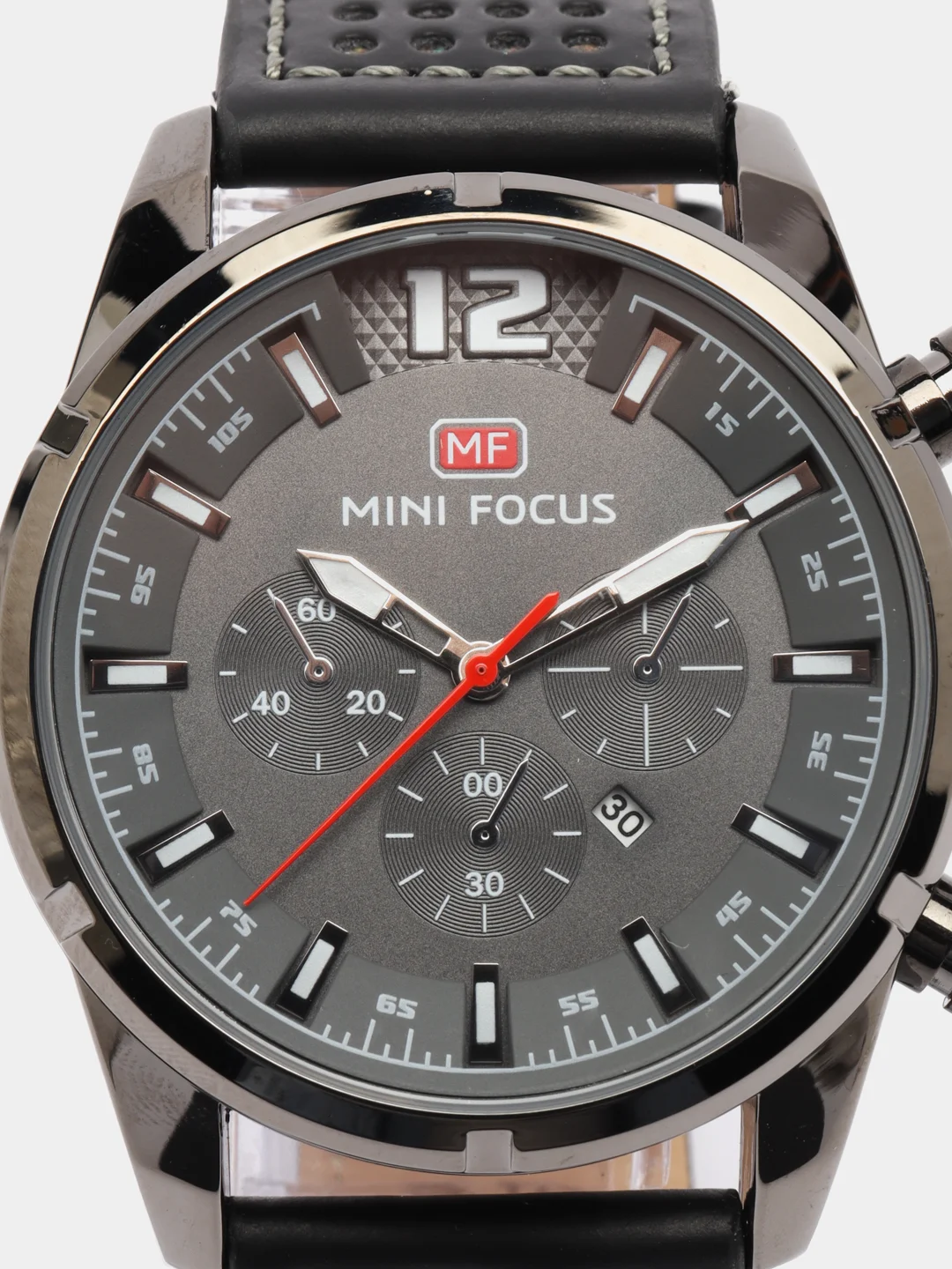 Серый мужские наручные часы Mini Focus MF0005G с хронографом, в подарочной упаковке