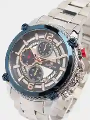 Синий мужские наручные часы Reward RD81016M с хронографом, в подарочной упаковке