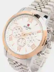 Серебряный мужские наручные часы Reward RD81060M с хронографом, в подарочной упаковке