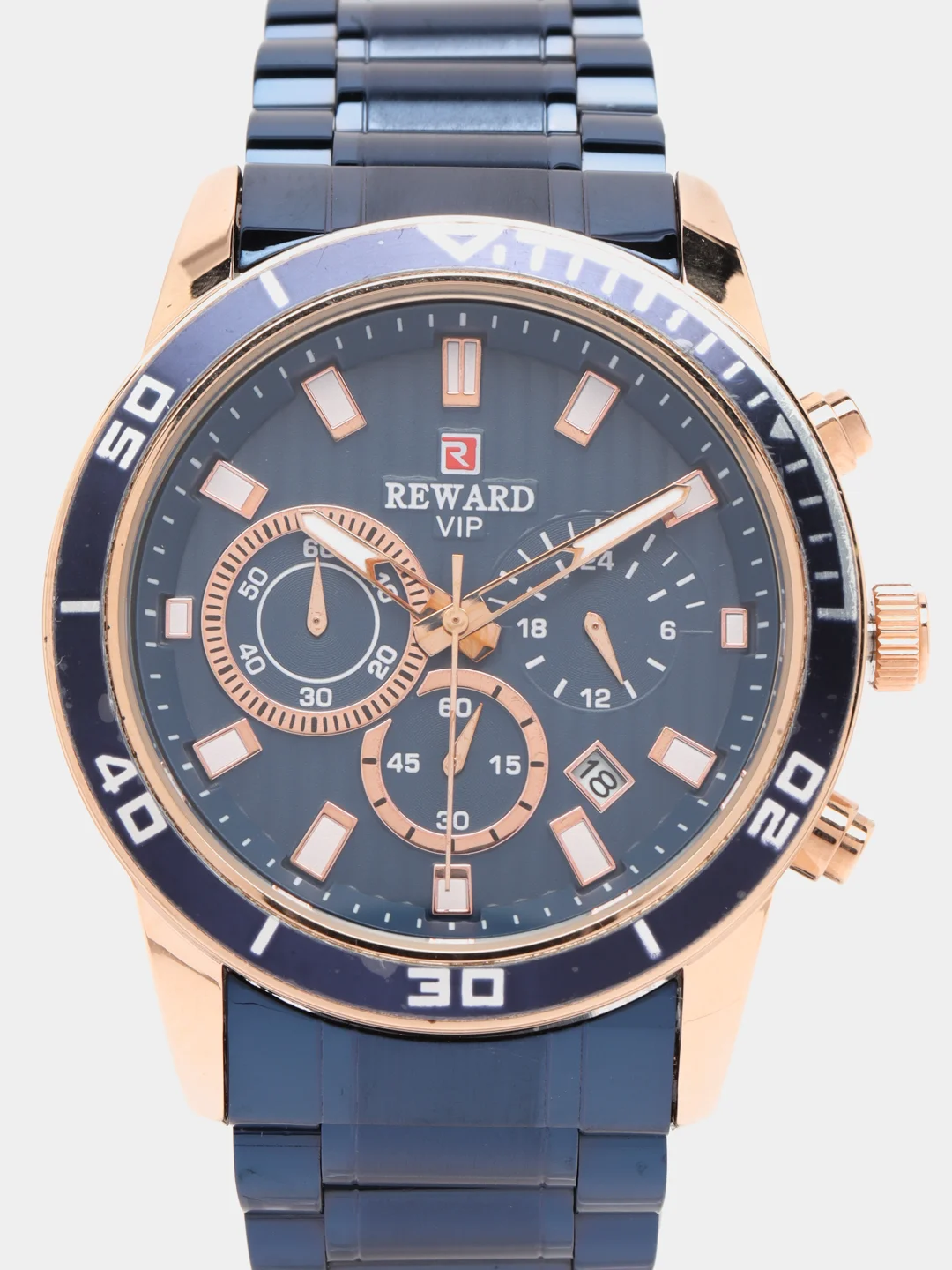 Индиго мужские наручные часы Reward RD81009M с хронографом, в подарочной упаковке