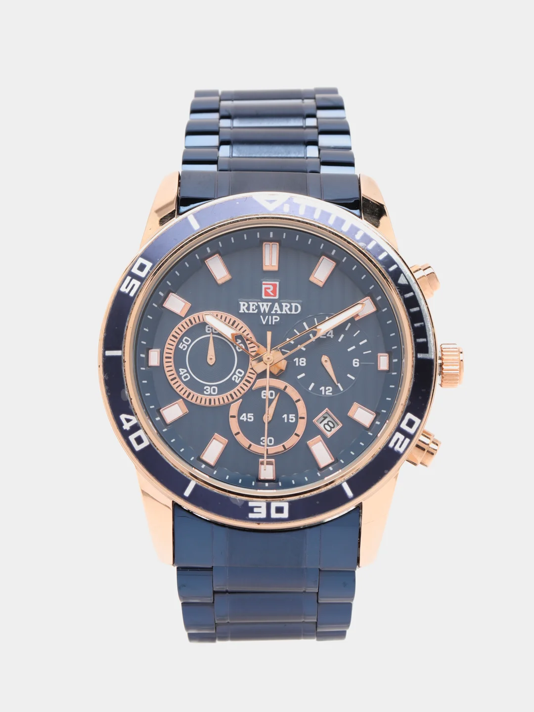Индиго мужские наручные часы Reward RD81009M с хронографом, в подарочной упаковке