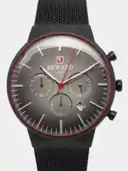 Черный мужские наручные часы Reward RD82024M с хронографом, в подарочной упаковке