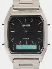 Хром мужские спортивные наручные часы Skmei 1220 в подарочной упаковке