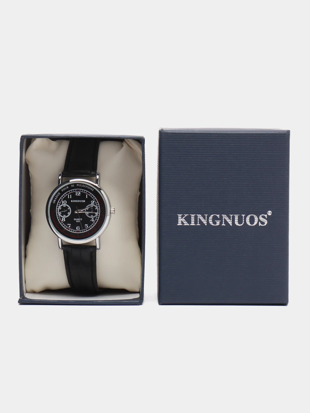 Угольный мужские наручные часы KINGNUOS K-025, в подарочной упаковке