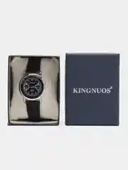 Угольный мужские наручные часы KINGNUOS K-025, в подарочной упаковке