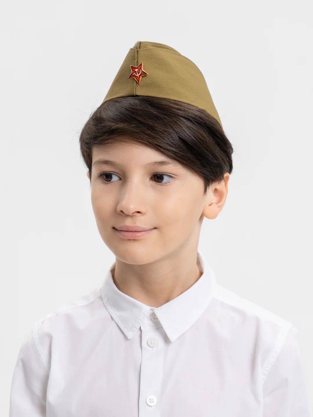Пилотка солдатская образца СССР со звездой. Взрослые и детские
