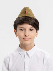 Пилотка солдатская образца СССР со звездой. Взрослые и детские