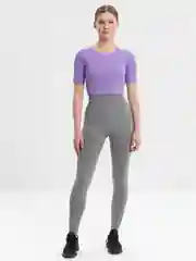 Серый легинсы спортивные