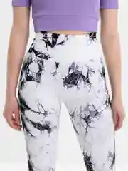 Белый легинсы спортивные, женские