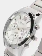 Серебряный мужские наручные часы Skmei 9097 в подарочной упаковке