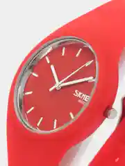 Красный женские наручные часы Skmei 9068 в подарочной упаковке