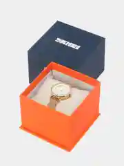 Желтый женские наручные часы Skmei 1330 в подарочной упаковке