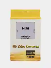 Конвертер преобразователь переходник с HDMI на AV, с AV на HDMI, RCA кабель, тюльпан
