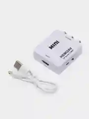 Конвертер преобразователь переходник с HDMI на AV, с AV на HDMI, RCA кабель, тюльпан