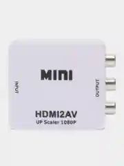 Конвертер преобразователь переходник с HDMI на AV, с AV на HDMI, RCA кабель, тюльпан