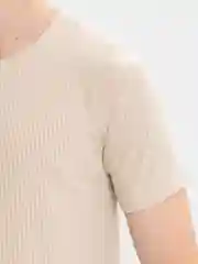 Бежевый футболка мужская