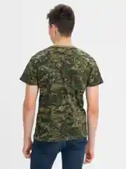 Зелёный хаки футболка "Камуфляж", унисекс, 100% хлопок