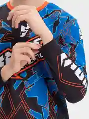 Синий джерси для мотокросса
