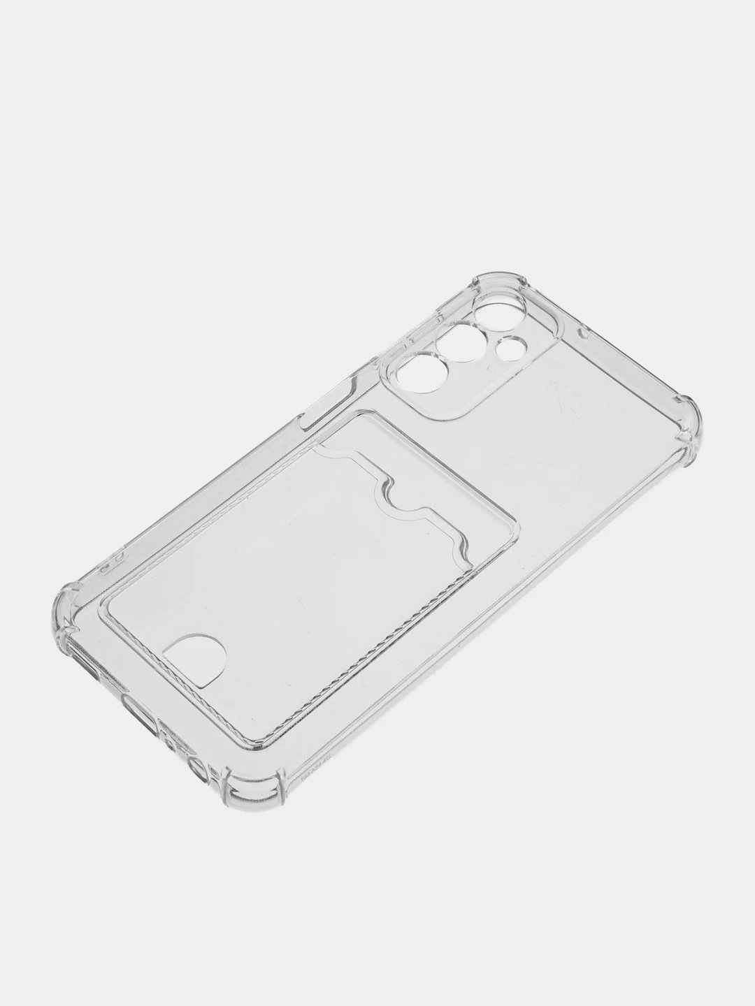 Белый чехол Samsung Galaxy A22s A12 A33 A31 A32 A51 A52 A53 A73 A50 S21 с карманом для карты