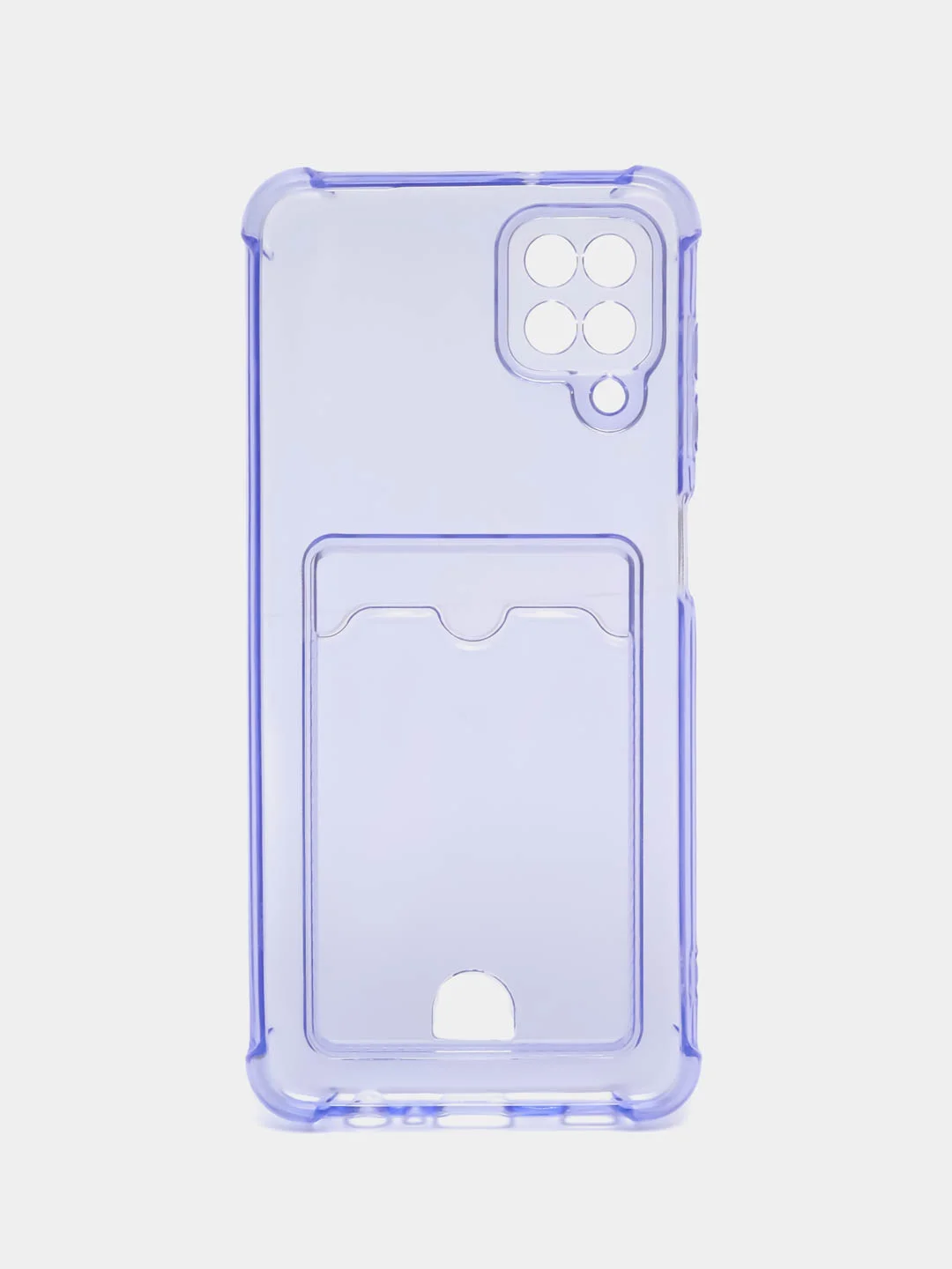 Лавандовый чехол Samsung Galaxy A22s A12 A33 A31 A32 A51 A52 A53 A73 A50 S21 с карманом для карты