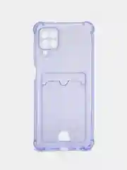 Лавандовый чехол Samsung Galaxy A22s A12 A33 A31 A32 A51 A52 A53 A73 A50 S21 с карманом для карты