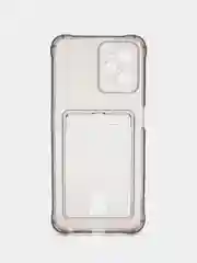 Тёмно-серый чехол Realme / Реалми C30, C31, C33, C35, C21Y, C20, C11, С21 , C25Y с карманом для карт
