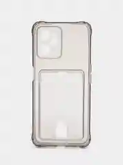 Тёмно-серый чехол Realme / Реалми C30, C31, C33, C35, C21Y, C20, C11, С21 , C25Y с карманом для карт